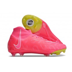 Crampons Nike Phantom Luna Elite FG Rose Jaune