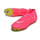 Crampons Nike Phantom Luna Elite FG Rose Jaune