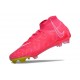 Crampons Nike Phantom Luna Elite FG Rose Jaune