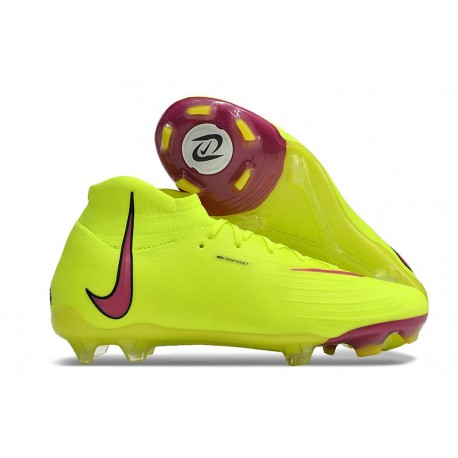 Crampons Nike Phantom Luna Elite FG Jaune Rouge