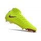 Crampons Nike Phantom Luna Elite FG Jaune Rouge