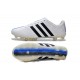 Nouveau Crampons Foot Adidas 11Pro FG Pas Cher Blanc Bleu Noir