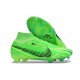 Nike Zoom Mercurial Superfly 9 Elite FG Dream Speed 8 - Vert Noir Vert