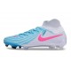 Nike Phantom Luna 2 Elite FG Chaussure Blanc Bleu Rose