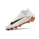 Chaussure Nike Phantom GX Elite DF FG Blanc Or