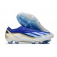 Crampon adidas X Crazyfast.1 LL FG Messi Bleu Lucide Eclat de Bleu Blanc