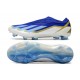 Crampon adidas X Crazyfast.1 LL FG Messi Bleu Lucide Eclat de Bleu Blanc