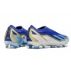 Crampon adidas X Crazyfast.1 LL FG Messi Bleu Lucide Eclat de Bleu Blanc