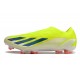 Crampon adidas X Crazyfast.1 LL FG Jaune Solaire Equipe Noir Blanc