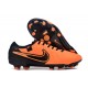 Chaussure Nike Tiempo Legend X Elite FG Orange Noir