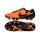 Chaussure Nike Tiempo Legend X Elite FG Orange Noir