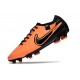 Chaussure Nike Tiempo Legend X Elite FG Orange Noir