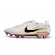 Chaussure Nike Tiempo Legend X Elite FG Blanc Or Noir