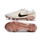 Chaussure Nike Tiempo Legend X Elite FG Blanc Or Noir