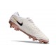 Chaussure Nike Tiempo Legend X Elite FG Blanc Or Noir