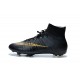 2015 Homme Chaussures Football Mercurial Superfly FG Noir Or