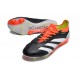 Chaussure adidas Predator Elite FG Noir Banc Rouge Solaire