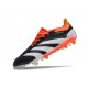 Chaussure adidas Predator Elite FG Noir Banc Rouge Solaire