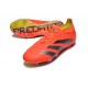 Chaussure adidas Predator Elite FG Rouge Noir Jaune 