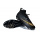 2015 Homme Chaussures Football Mercurial Superfly FG Noir Or