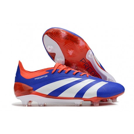 Chaussure adidas Predator Elite FG Bleu Blanc Rouge