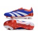 Chaussure adidas Predator Elite FG Bleu Blanc Rouge