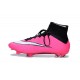 2015 Chaussures Mercurial Superfly IV FG Nouvelle Rose Blanc Noir