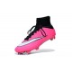 2015 Chaussures Mercurial Superfly IV FG Nouvelle Rose Blanc Noir