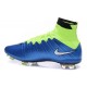 2015 Homme Chaussures Football Mercurial Superfly FG Blue Volt Blanc Noir