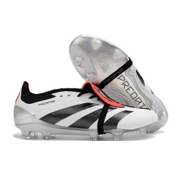 adidas Predator Elite FT FG Crampons Blanc Noir Rouge
