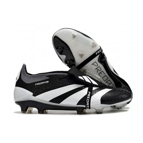 adidas Predator Elite FT FG Crampons Noir Blanc