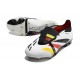 adidas Predator Elite FT FG Crampons Blanc Noir Rouge Jaune