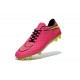 Nouvelle Chaussure Homme Nike Hypervenom Phantom FG Rose Blanc Noir