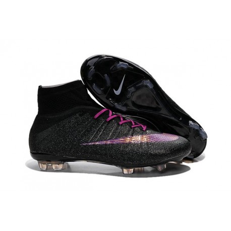 2015 Homme Chaussures Football Mercurial Superfly FG Noir Violet