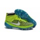 Nouvelle Homme Cramspon de Foot Nike Magista Obra FG Volt Blanc Bleu Lagon Noir