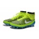 Nouvelle Homme Cramspon de Foot Nike Magista Obra FG Volt Blanc Bleu Lagon Noir