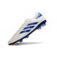 adidas Copa Pure II FG Cuir Blanc Ftwr Bleu Lucide Rouge Solaire