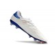 adidas Copa Pure II FG Cuir Blanc Ftwr Bleu Lucide Rouge Solaire