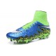 Hommes Nike HyperVenom Phantom II FG Chaussures de football ACC Bleu Lagon Blanc Volt Noir