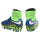 Hommes Nike HyperVenom Phantom II FG Chaussures de football ACC Bleu Lagon Blanc Volt Noir