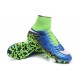 Hommes Nike HyperVenom Phantom II FG Chaussures de football ACC Bleu Lagon Blanc Volt Noir