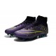 2015 Chaussures Mercurial Superfly IV FG Nouvelle Violet Volt Bleu Vert Noir