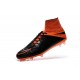 Nouvelles chaussures Nike HyperVenom Phantom II FG Football Crampons Cuir FG Noir Orange Total