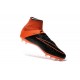 Nouvelles chaussures Nike HyperVenom Phantom II FG Football Crampons Cuir FG Noir Orange Total