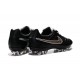 Chaussure de Football Nike Tiempo Legend V FG Pas Cher Totti Premium Argenté Noir