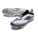 Adidas F50 + Laceless FG Neuf X Messi Blanc Ftwr Noir Violet Uni