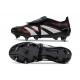Adidas Predator 25 Elite Tongue FG Noir Gris Quatre Rouge Lucide