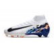 Nike Air Zoom Mercurial Superfly X Elite FG Blanc Noir Bleu
