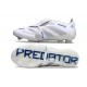 Adidas Predator 25 Elite Tongue FG Blanc Argent Métallique Royal Vif