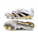 Adidas Predator 25 Elite Tongue FG Blanc Ftwr Or Métallique